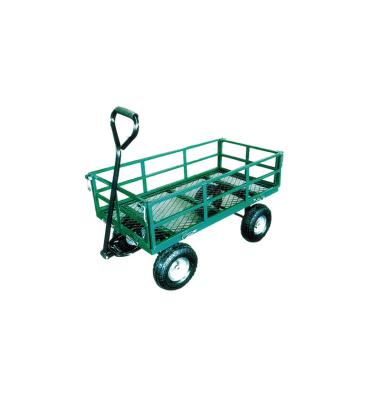 China Moving Objects Tool Cart TC1840A-3 Directly Handle Tools 300kgs Four Wheel Mobile Pneumatic Wheel for sale