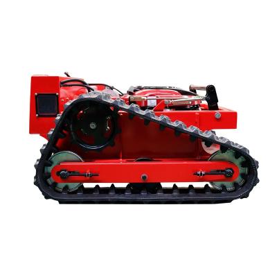 China Long Life 4-Stroke Safety Lawn Mower JT550 HT550 Mini Crawler Grass Cutter Remote Control Lawn Mower For Sale for sale