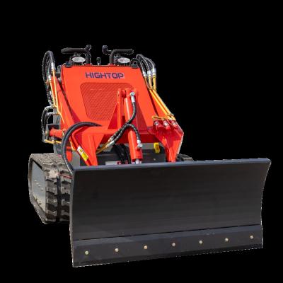 China Winch Mini Skid Steer Loader Mini Crawler Tracked Wheel Skid Steer Loader With Attachment for sale