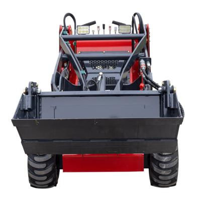 China Winch Mini Skid Steer Loader Mini Crawler Tracked Wheel Skid Steer Loader With Attachment for sale