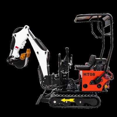 China Construction Material Stores Three Cylinders HT12 Mini Excavator 1.2 Ton Mini Digger Clearance for sale