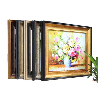 China Nordic Resin Oil Painting Vintage Wedding Picture Frame Wall Hanging Diamond Painting Frame for sale