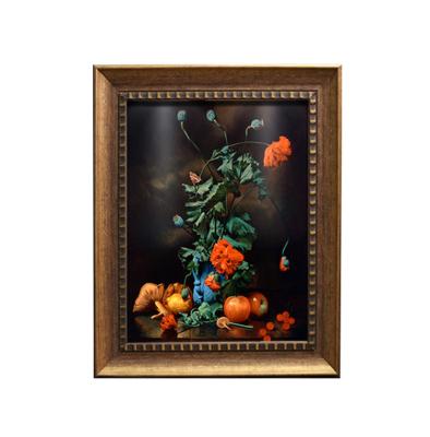 China Custom Resin European Nordic digital diy oil painting making living room frame customized retro picture frame for sale