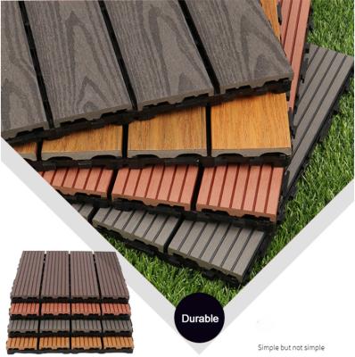 China Waterproof Wpc Waterproof Plastic Wood Composite Outdoor Decking Co-Extrusion Antiseptic Flooring for sale