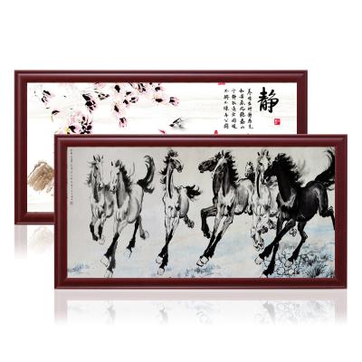 China Environmental Friendly Competitive Price Chinese Painting Solid Wood Frame and Mounted Photo Painting Frame for sale