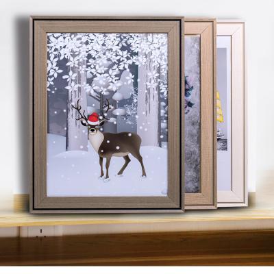 China Environmental Friendly Matte Certificate Frame Business License Double Picture Art Frames 16