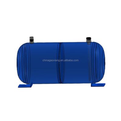 China BLUE Refrigeration Parts Deep Drawn Horizontal Liquid Refrigeration Receiver BLR/HLRD for sale