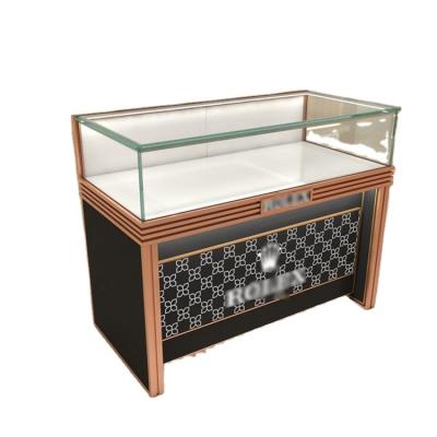 China High End Eco-friendly Glass MDF Jewelry Display Rack Cabinet/Jewelry Gold Display Rack Cabinet, Used For Showcase Gold Store Furniture jewelry display rack for sale