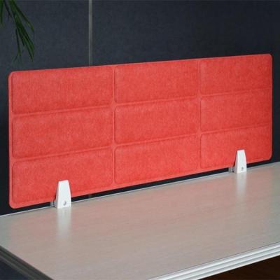 China Modern Embossed Desk Screens Desk Privacy Sound Absorbing Panel For Desk Table In Office Or Home for sale