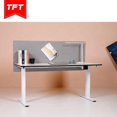 China (Size) OEM Office Furniture Motor Sit Stand Height Adjustable Smart Ergonomic Electric Single Desk Custom Made for sale