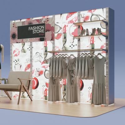 China Machine Free Most economical POP up booth, SEG backlit fabric pop up display for sale