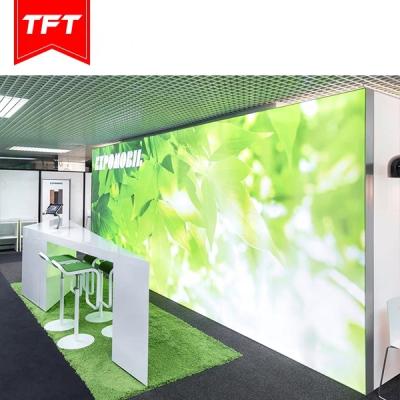 China Hot Selling Portable Trade Show Aluminum Frame Free Standing Double Sided Led Bright Exhibition Booth 3X3 M for sale