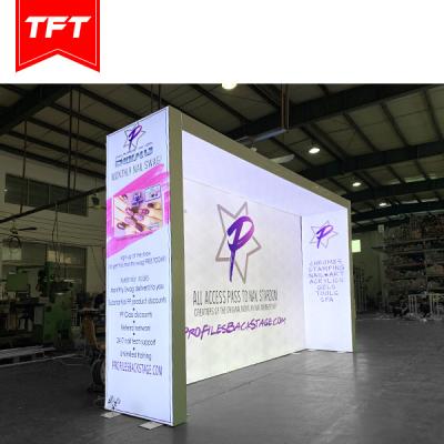 China Stylish UV Aluminum Textile Appearance Printing Floor Standing Frameless Advertising Light Box Backlit Beer for sale