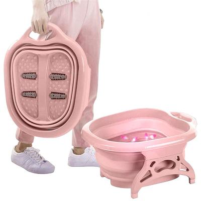 China Viable Collapsible Foot Spa Foot Tub Pedicure Bucket Foot Bath Soaking Massager for sale