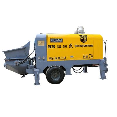 China Type 50 Fine Stone Mortar Building Material Shops Reliable Pump High Quality Concrete Pump Best Service for sale