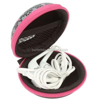 China Custom EVA+PU+Multispandex Eva earphone carrying case earset earbuds in ear USB cable organizer for sale