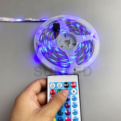 China Wholesale LANDSCAPE RGB Decoration Remote Control Flexible Smart Led Strip Lights With Remote Control For Indoor Bar Bedroom for sale