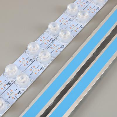 China BOX LIGHT hot sale led backlight strip lens diffusion reflection strip 12v 3030 led rigid strip light for sale