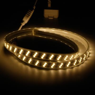 China LANDSCAPE high voltage led strip ip65 soft light dimmable white led strip 50m 100m 2835 waterproof for sale