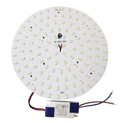 China Residential Professional White Aluminum 75w Round Led PCB Panels Circuit Board PCB LED Chip PCB for sale