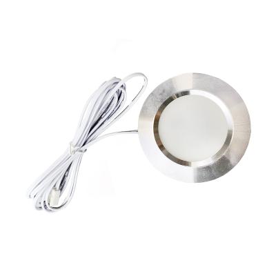 China Aluminum Industrial LED Under Cabinet Light 220v Round Cabinet Light for sale