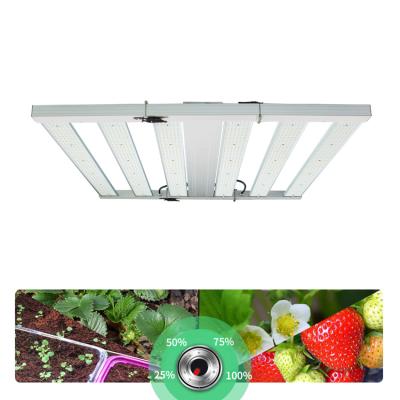 China Custom design foldable bars triple 6 led grow light 240w im301b full spectrum plant led grow light for vegetable for sale