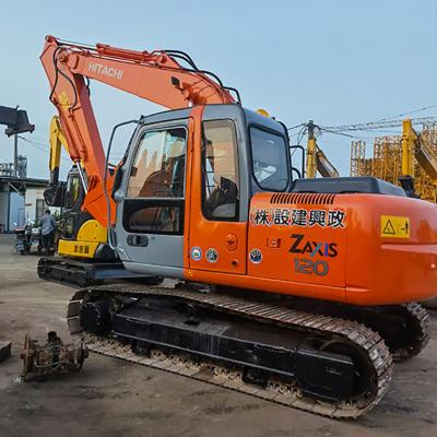 China 12Ton Excavator HITACHI zx120 zx110 zx110-3 zx120-3 Digger Used Excavators For Sale 0.8mÂ ³ for sale