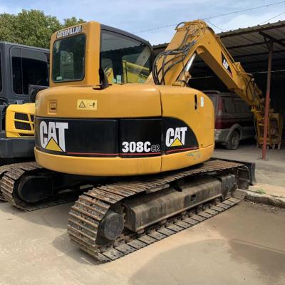 China Hot Sale CAT308CCR Crawler 8TON Used Excavator Mini Excavators Machinery For Sale 0.22MÂ ³ for sale