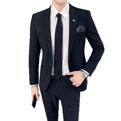 China Suits Men's Suit Set 2 Pieces Custom Made Porcelain Formal Wedding Man Suit For Men's Slim Fit for sale