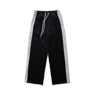 China Hot Drilling Casual Pants Sports Neutral Loose And Comfortable Splicing Casual Pants Dance Pants for sale