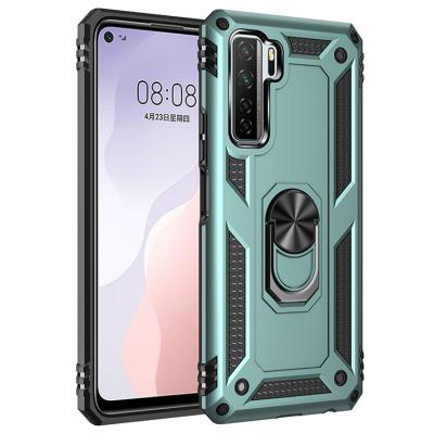 China Hot Selling Amazon High Protective Mobile Phone Metal Rotating Ring Kickstand Armor For Huawei nova 8 Full Protective Mobile Phone Cases For Huawei Y9a for sale