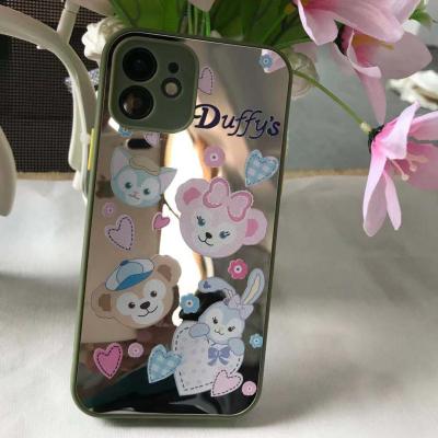 China New Design Anti-drop Colored Cartoon Mirror Phone Case For Realme 8i for sale