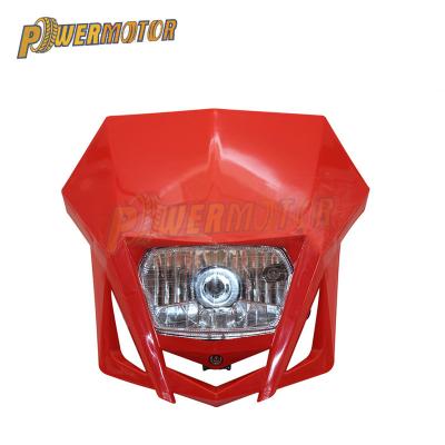 China Universal Dirt Bike Motorcycle Headlight Fairing Cowl Sports Twin Head Lamp Motocross For HONDA XR CRF 150 230 HL-106 for sale