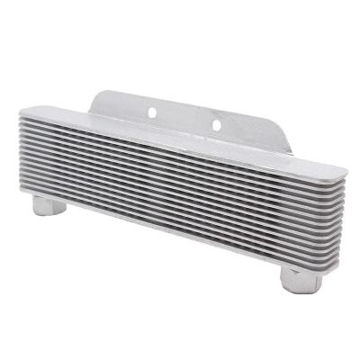 China 15-Row Cooling Accessory Motorcycle Oil Radiators 238mm Engine Oil Cooler Universal Aluminum Cooler Radiator for sale