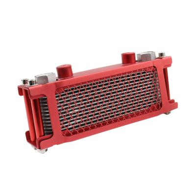 China Motorcycle Aluminum All Aluminum Oil Cooling Cooler For Dirt Pit Bike 110Cc 125Cc 140Cc Atv Quad Dax Motor Engine Heater Radiator for sale