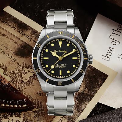 China Rts San Martin 38mm High Quality Full Classic Military Vintage Calendar Automatic Mechanical Luminous Diver Watch NH35 20atm Men For Sale for sale