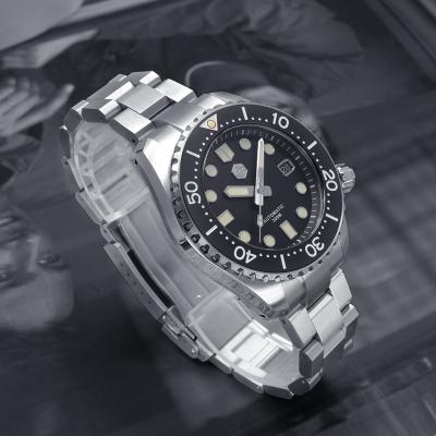 China San Martin low moq San Martin quality luminous diver full japan millimeter NH35 30atm free custom automatic mechanical boat calendar watch man for sale for sale