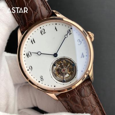 China 1pcs Auto Date Can Be Seagull Tourbillon Custom Tourbillon Hand Winding Stainless Steel Logo Mechanical Automatic Movement Men Enamel Watch For Sale for sale