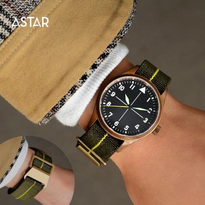 China Custom high quality luminous pilot logo 316L date 1pcs automatic mechanical movement watch man c3 20atm stainless steel Sellita sw200 for sale