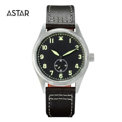 China 316L stainless steel pilot c3 20atm Ronda 6004 quartz movement high quality luminous man watch automatic date 1pcs custom logo for kickstarter for sale