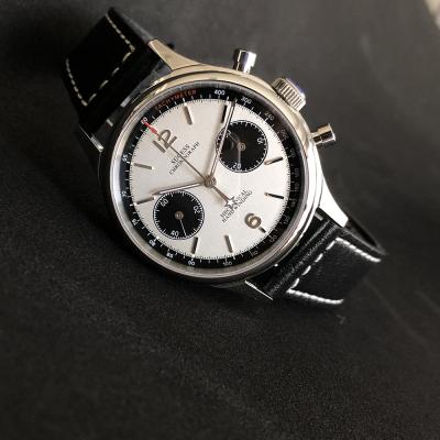 China Wholesale custom made high quality 3atm panda watches 1963 st1901 seagull chronograph hand wind movement watch mechanical man for sale for sale