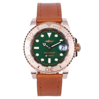 China Full sapphire NH35 30atm cusn8 diver free shipping HEIMDALLR diver bgw9 luminous free bronze copper Federal Express automatic calendar watch for sale for sale