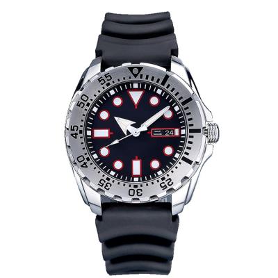 China Factory price 50pcs automatic wholesale custom logo date monster 30atm mechanical automatic diver all 316L stainless steel men watch for sale for sale