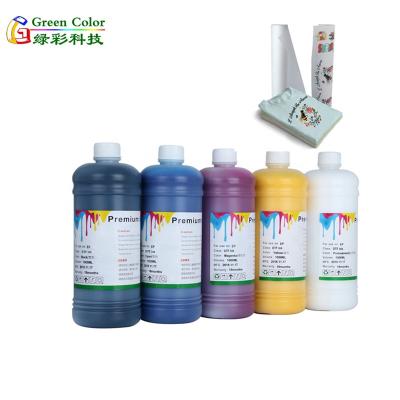 China Vivid color dtf film ink dye ink for epson 4720 i3200 dx5 printhead 1390 dtf ink for epson l1800 for sale