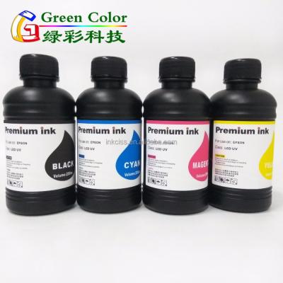 China Environmental Friendly Universal LED UV Ink For Use In Epson DX5 DX7 V540 TX800 XP600 UV Flatbed Printer for sale