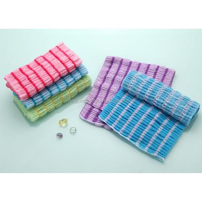 China QUICK DRY Japanese elastic body towel bath towel with bowknot for sale