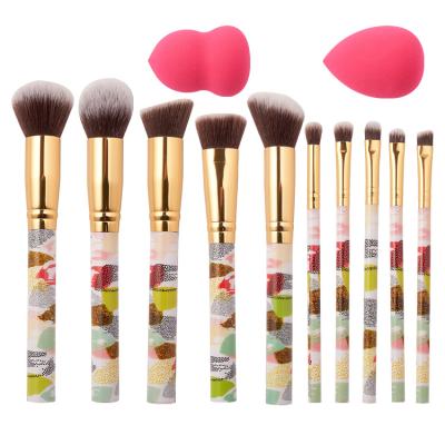 China Vegan 10 Pcs Sample 10pcs Wholesale Private Label Luxury High Quality Personalized Custom Makeup Brush Set for sale