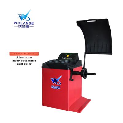 China Impact Testing Machine Factory Price Wolange W-510 Car Tire Wheel Balancer Smart Balancing Machine for sale