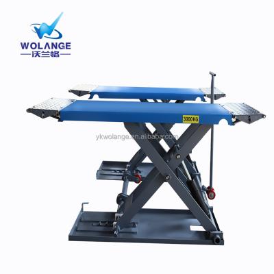 China Portable Mid Rise Maintanence Hydraul Car Lift Machine 1M High 3T Capacity Automatic Scissor Lift Open W-Yd322 for sale