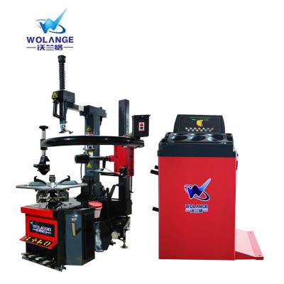 China Car Tire Repairing Wolange Workshop Tire Shop Equipment and Tools Tire Combo Service Package Solution Tire Switch Wheel Rocker for sale